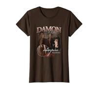 The Vampire Diaries Damon T-Shirt, Femme, Marron, M