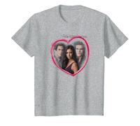 The Vampire Diaries Girl's Choice T-Shirt, Enfant, Gris Chiné, 3 Ans