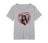 The Vampire Diaries Girl's Choice T-Shirt, Femme Grandes Tailles, Gris Chiné, 3X