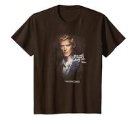 The Vampire Diaries Klaus Never Destroy T-Shirt, Enfant, Marron, 10 Ans