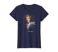 The Vampire Diaries Klaus Never Destroy T-Shirt, Femme, Bleu Marine, S