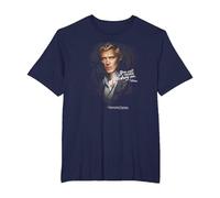 The Vampire Diaries Klaus Never Destroy T-Shirt, Homme Grandes Tailles, Bleu Marine, 2X Tall