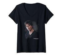 The Vampire Diaries Sometimes T-Shirt avec Col en V
