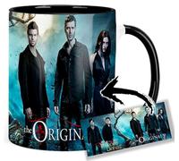 The Vampire Diaries The Originals Joseph Morgan Daniel Gillies Charles Michael Davis Phoebe Tonkin Tasse Ceramique Intérieure et Poignée Noire Mug