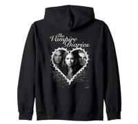 The Vampire Diaries Trio Heart Diary Page Sweat à Capuche
