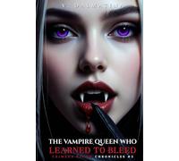 The Vampire Queen Who Learned to Bleed: A Dark Sapphic Portal Fantasy Romance (Crimson Bloom Chronicles #3)