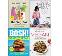The Veg Box [Hardcover], The New Vegan, BOSH! Healthy Vegan, Go Lean Vegan 4 Books Collection Set