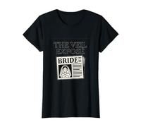 The Veil Expose Wedding Humour Bachelorette Bridal Party T-Shirt