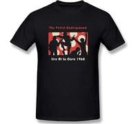 The Velvet Underground Men's Classic Basic Super Soft Cotton T-Shirt Summer Manches Courtes(Large)