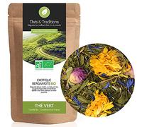 Thé vert Bio Bergamote Exotique | Sachet 100g vrac | ★ Certifié Agriculture biologique ★