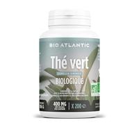 Thé Vert Bio extrait - Camellia sinensis - 400 mg - EGCG - 200 Comprimés
