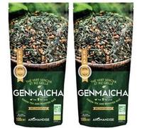 Thé vert bio japonais Genmaicha - Sencha & riz grillé 200 g - Aromandise N/A G