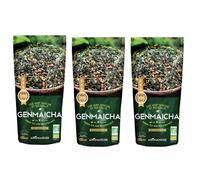 Thé vert bio japonais Genmaicha - Sencha & riz grillé 300 g Aromandise
