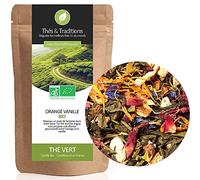 Thé vert Bio Orange vanille | Sachet 100g vrac | ★ Certifié Agriculture biologique ★