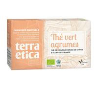 Thé Vert Bio Terra Ética Agrumes Sri Lanka - 20 sachets