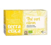 Thé Vert Bio Terra Ética Citron Sri Lanka - 20 sachets