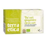 Thé Vert Bio Terra Ética Gingembre Citron Vert Sri Lanka - 20 sachets