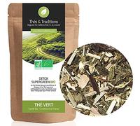 Thé vert Détox Supergreen BIO | Sachet 100g vrac | ★ Certifié Agriculture biologique ★