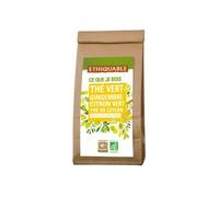 Thé vert gingembre citron vert Thé de Ceylan bio et équitable 100 g ETHIQUABLE