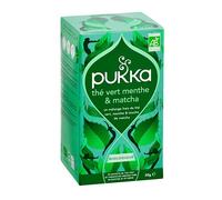 Thé vert menthe et matcha Bio Pukka - Boîte de 20 sachets