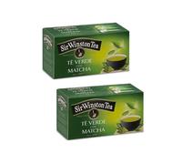 Thé vert Sir Wiston Tea avec Matcha - 2 x 20 sachets de thé (70 grammes)