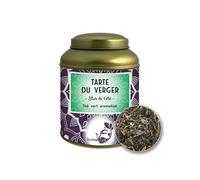 Thé vert TARTE DU VERGER VRAC 100g - LOMATEA - Conditionnement : Boite métal