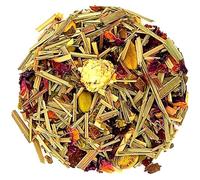 Thé vert - Thé diététique - Thé Sencha - Thé Detox - Perdre du poids - Thé Minceur - Thé d'hiver - Thé en vrac - Thé frais - Gingembre, Basilic, Citronnelle, Cardamon, Camomille et Pétales de Rose
