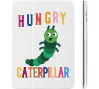 The Very Hungry Caterpillar Étui Pour Ipad 2020 (10.2in) Avec Porte-Stylos, Résistant Aux Chocs, Mise En Veille/Réveil Automatique, Coque De Protection Transparente À Trois Volets Pour Tablette