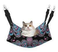 The Vibrant Mandala Printed Pet Hamac - Hamac de couchage pour chats, lapins, furets, chiots, petits animaux
