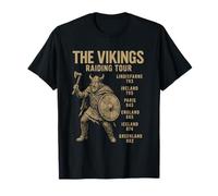 The Vikings Raid Tour Retro History T-Shirt