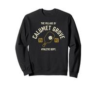 The Village of Calumet Grove Pickleball Design vieilli Sweatshirt