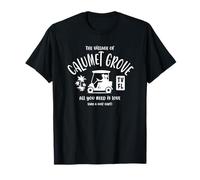 The Village of Calumet Grove TV FL Chariot de golf Design T-Shirt