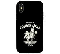 The Village of Calumet Grove TV FL Motif Pickleball amusant Coque pour iPhone X/XS