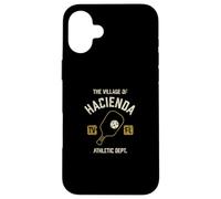 The Village of Hacienda Pickleball Design vieilli Coque pour iPhone 16 Plus