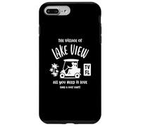 The Village of Lake View TV FL Chariot de golf Design Coque pour iPhone 7 Plus/8 Plus