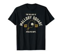 The Village of Mallory Pickleball carré Design vieilli T-Shirt