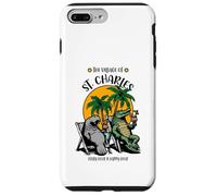 The Village of St Charles TV Manatee Alligator Design Coque pour iPhone 7 Plus/8 Plus