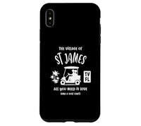 The Village of St James TV FL Chariot de golf Design Coque pour iPhone XS Max