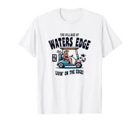 The Village of Waters Edge TV FL Chariot de Golf Design T-Shirt