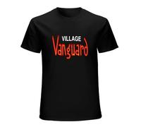 The Village Vanguard Mens Unisex T-Shirt Graphic Print Top Black Tee XL