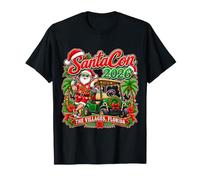The Villages Florida SantaCon 2026 Chariot de Golf Noël T-Shirt