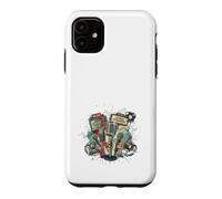 The Vintage Beat Music Extravaganza Microphone rétro Coque pour iPhone 11