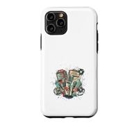 The Vintage Beat Music Extravaganza Microphone rétro Coque pour iPhone 11 Pro