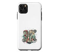 The Vintage Beat Music Extravaganza Microphone rétro Coque pour iPhone 11 Pro Max