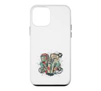 The Vintage Beat Music Extravaganza Microphone rétro Coque pour iPhone 12 Mini