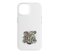 The Vintage Beat Music Extravaganza Microphone rétro Coque pour iPhone 14
