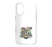 The Vintage Beat Music Extravaganza Microphone rétro Coque pour iPhone 17
