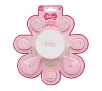 The Vintage Cosmetic Company Lot de 8 houppettes douces pour une finition de beauté sans couture, convient aussi bien pour la poudre libre que pressée