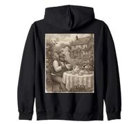 Thé Vintage Elephant Victorian Cottagecore Sweat à Capuche