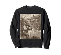 Thé Vintage Elephant Victorian Cottagecore Sweatshirt